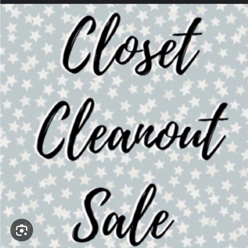 Closet Cleanout Sale Poster